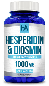 Healing Awakening Hesperidin Plus bottle with capsules for daily wellness support.