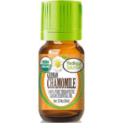Healing Solutions German Chamomile oil bottle for pure aroma and gentle skin care