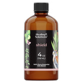 Healing Solutions Shield Blend bottle with dropper for precise, easy application.