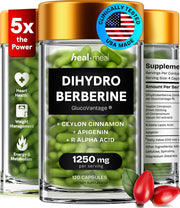 HealMeal Dihydroberberine bottle front for easy daily use