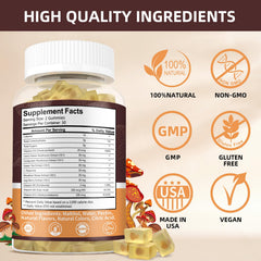 HEALOADING Berry-flavored gummies with real fruit juice for a tasty daily routine.
