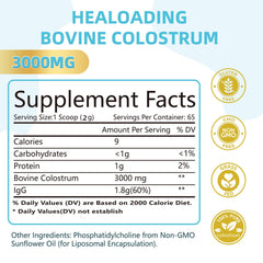HEALOADING scoop with water shows easy daily mix.