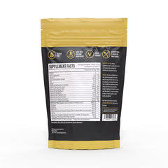 Health by David CardioVast label close-up showing electrolytes and amino acids for hydration.