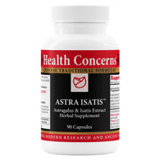 Health Concerns Astra Isatis bottle front showing packaging for daily immune support