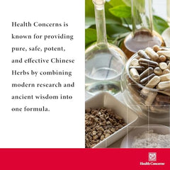 Health Concerns Channel Flow traditional Chinese medicine heritage communicates trusted herbal synergy.