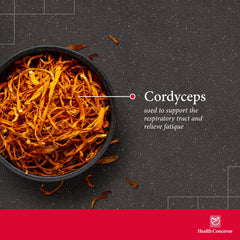 Health Concerns Cordyceps PS fruiting body detail suggests natural lung nourishment