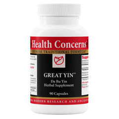 Health Concerns Great Yin hot flash bottle pour for menopause support.