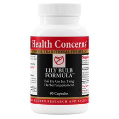 Health Concerns Lily Bulb Formula bottle for easy daily respiratory support