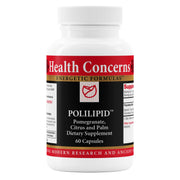 Health Concerns Polilipid bottle with capsules suggesting daily cardiovascular support.