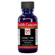 Health Concerns Tamu Oil bottle for daily skin hydration.