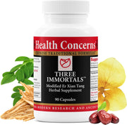 Health Concerns Three Immortals bottle front for menopause support and balance