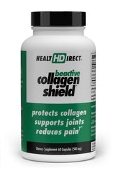Health Direct BeActive Collagen Shield bottle showing capsules for joint and skin support.