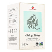 Health King Ginkgo Biloba Tea box front view showing traditional blend for daily focus