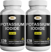 HEALTH LFE Potassium Iodide 130 mg bottle pack-shot for emergency preparedness