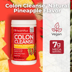 Health Plus Colon Cleanse powder dissolving visuals for simple mixing