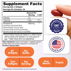 Rhuleave-K capsules close-up highlighting natural ingredients