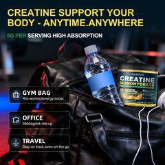 Health4All Creatine Monohydrate Gummies pineapple gummies on a tray.
