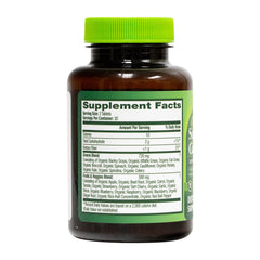 HealthA2Z Organic Superfood Greens ingredients blend showcases greens.