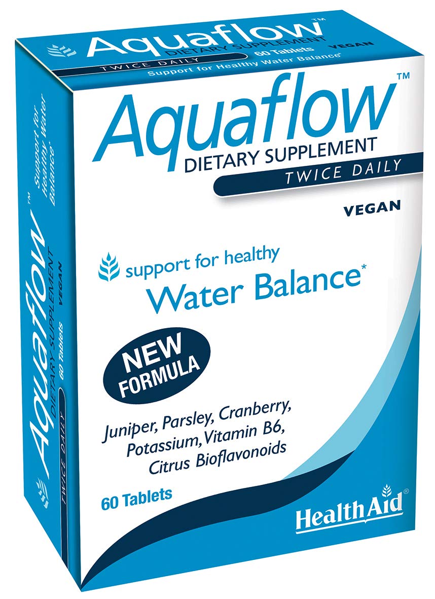 HealthAid Aquaflow bottle-front view supports healthy water balance.