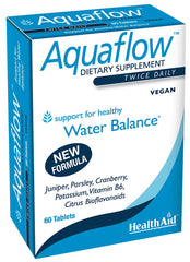HealthAid Aquaflow bottle-front view supports healthy water balance.