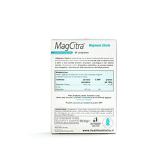 HealthAid Magcitra bottle close-up showing magnesium citrate capsules