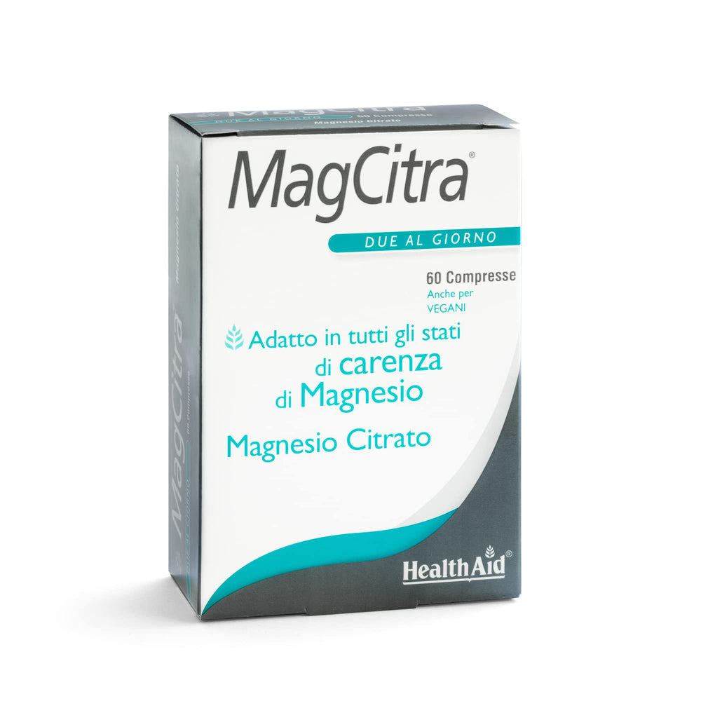 HealthAid Magcitra 60 tablets bottle front for daily mineral support