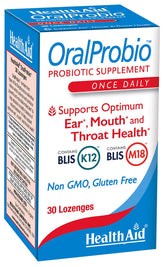 HealthAid OralProbio bottle front view supporting daily oral health
