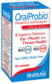 HealthAid OralProbio bottle front view supporting daily oral health