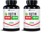 Healthfare Rutin bottle front showing plant-based flavonoid for daily wellness