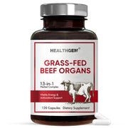 HEALTHGEM Beef Organs Liver capsules support steady energy and nutrient density