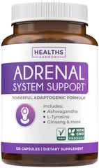 Healths Harmony adrenal-support capsules bottle for daily balance and energy