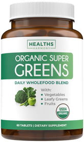 Healths Harmony tabletas superverdes orgánicas: energía y vitalidad en cada toma