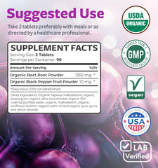 Healths Harmony organic beets label closeup showing USDA Organic and non-GMO status.