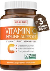 Healths Harmony Vitamin C Immune bottle pour supports daily immune readiness