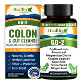Healthy by Nature Colon Cleanse bottle ready for gentle gut support at night