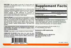 Healthy Habits Living Histamine Manager tablets ready to take with meals.