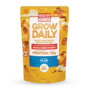 Healthy Heights Grow Daily bag of plain protein powder for growing kids.