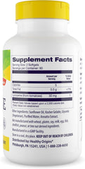 Healthy Origins Lycopene softgel capsule close-up highlighting natural extract and daily use.