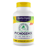 Healthy Origins Pycnogenol 100 mg bottle showing cardiovascular support potential