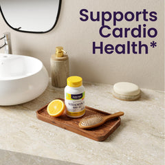 Healthy Origins Vitamin E 400 IU pill dispense, convenient for routines.