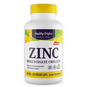 Healthy Origins Zinc Bisglicinato botella, alto biodisponible para uso diario