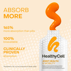 HealthyCell all in one nutrition demonstrates comprehensive joint nutrients in a single pack