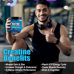 HealthyFinds Sugar Free Creatine Gummies ingredients panel highlights clean supplementation.