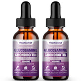 Healtionist glucosamine chondroitin liquid drops bottle supports daily joint comfort.