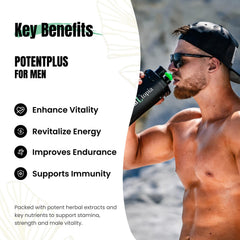 HealUtopia PotentPlus capsules close-up for easy daily use.