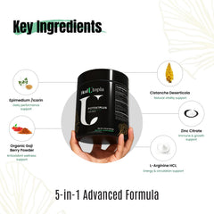 HealUtopia PotentPlus goji berries icon signaling natural energy.