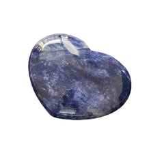 Heart Stones Healing Crystals Gift heart-shaped sodalite stone for emotional calm