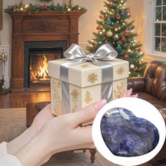 Heart Stones Healing Crystals Gift sodalite palm stone in Reiki practice