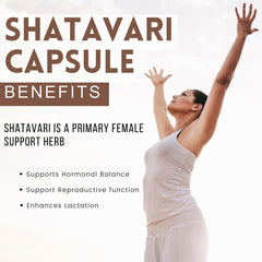Hebhac Herbs Shatavari bottle on table for everyday wellness routine