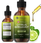HEBS LAB Citrus Bergamot Drops bottle for daily antioxidant support.